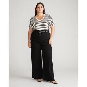 Universal Standard Black Flare & Wide Leg Jeans